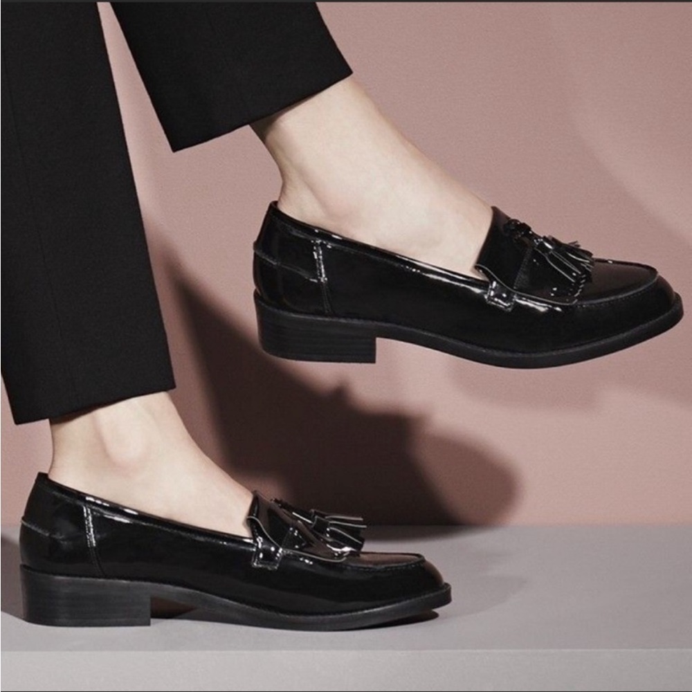 Steve Madden Black Loafers